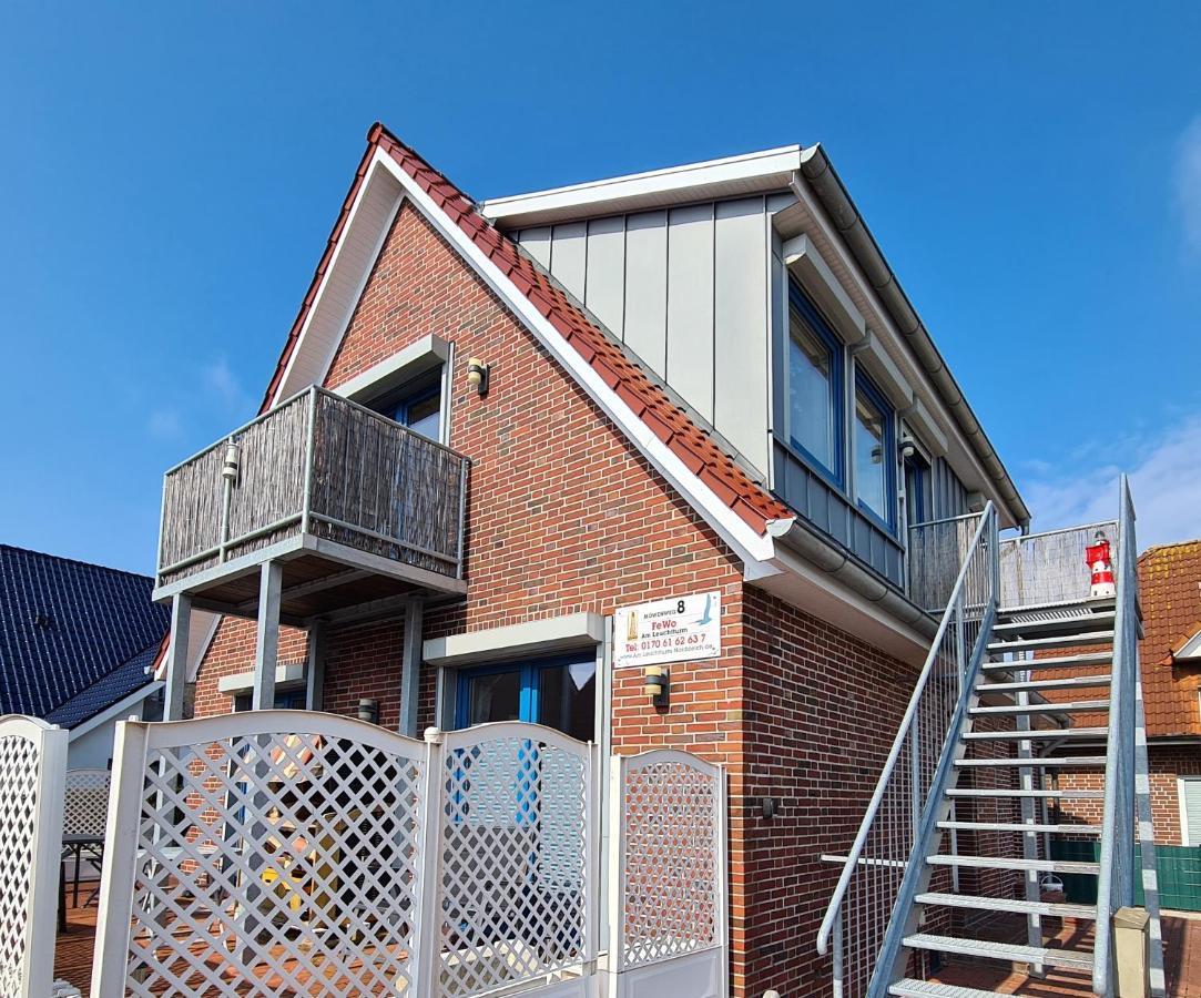 Ferienwohnung Leuchtturm Am Sandstrand Norden Exterior foto